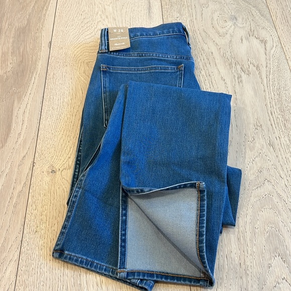 Madewell 11” Roadtripper Slit Ankle Jeans in Size 28 Brand New With Tags - Picture 12 of 13
